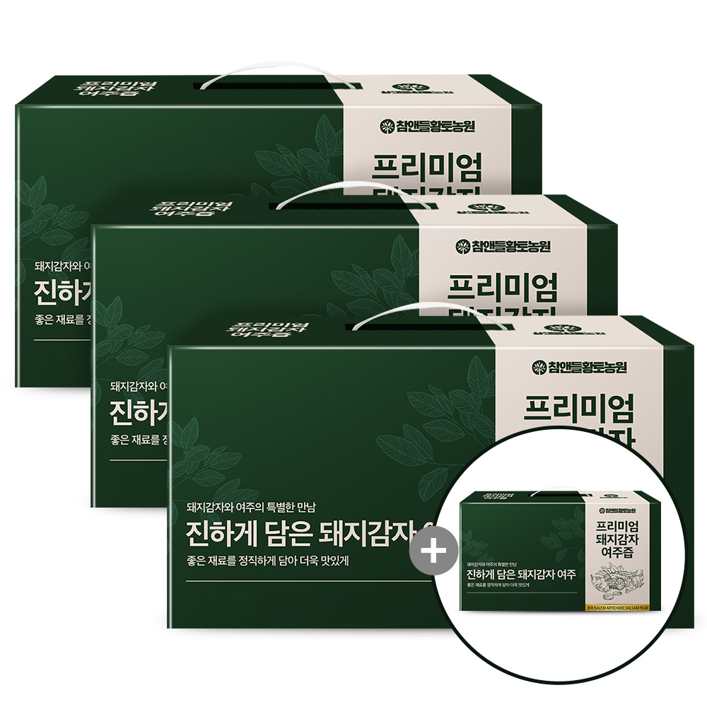 참앤들황토농원 프리미엄 국내산 돼지감자즙 여주즙 30포, 4개 - 상품 이미지
