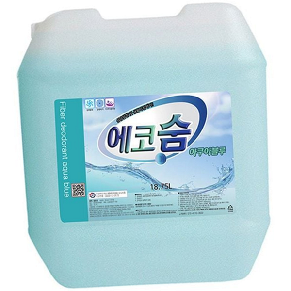 강력 대용량 섬유탈취제 아쿠아블루 업소용 섬유탈취제 가정용 냄새제거제 - 메인 이미지