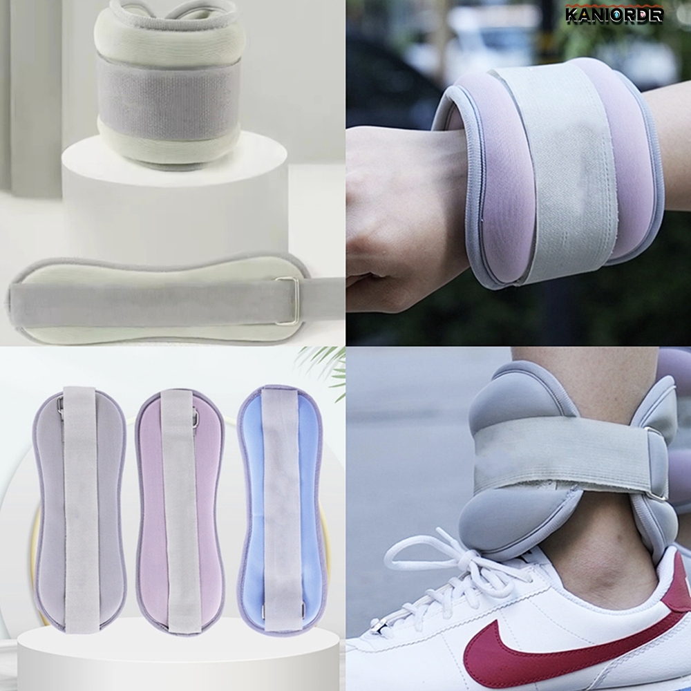 발목 중량 밴드 근력 강화 운동 소도구 러닝 홈트 손목 아령 0.5kg2개 - 상품 이미지