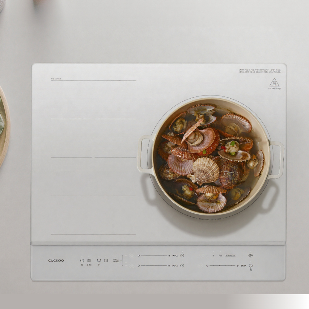 쿠쿠 프리존 AI 인덕션 화이트 3구 CIR-GSNL301FW