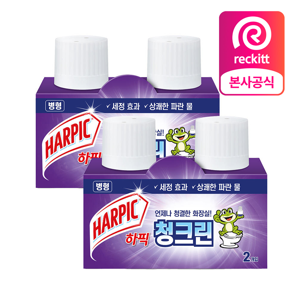 하픽 청크린 병형 변기세정제 2개입, 2개 - 상품 이미지