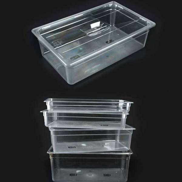20cm 주방 조리 밧드 깊은 대용량 바트 용기 뚜껑 보관 - 상품 이미지