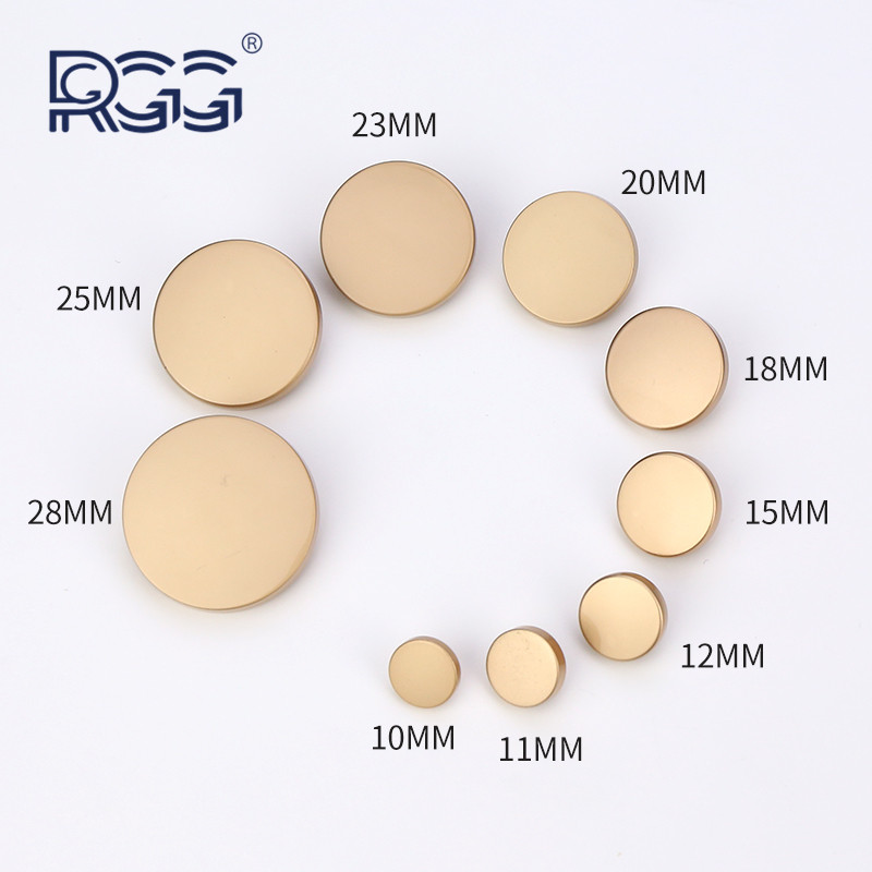 큰 골드 공예 블랙 6개 9mm 청바지 단추 30mm 셔츠 의류 금속 KD883 - 상세 이미지 4