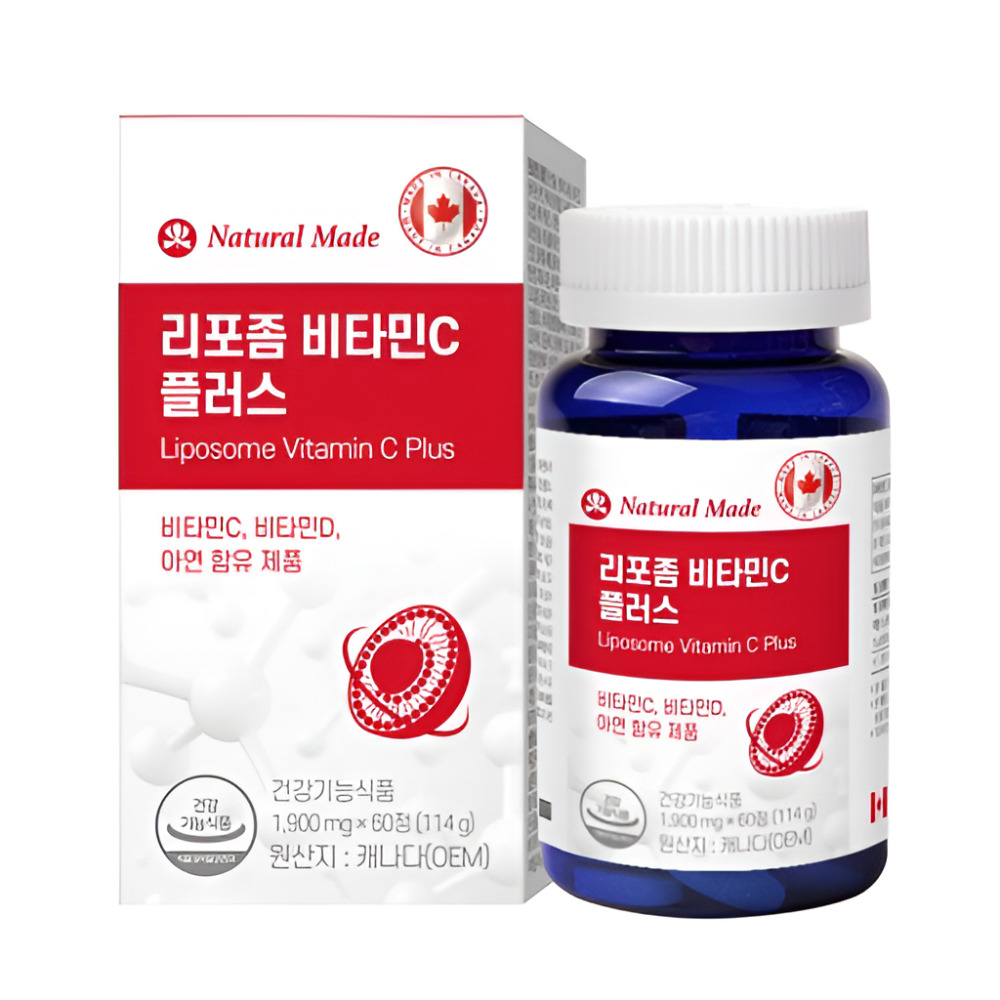 리포좀비타민c1000mg 더좋은 성분 리포즘 60정 - 상품 이미지