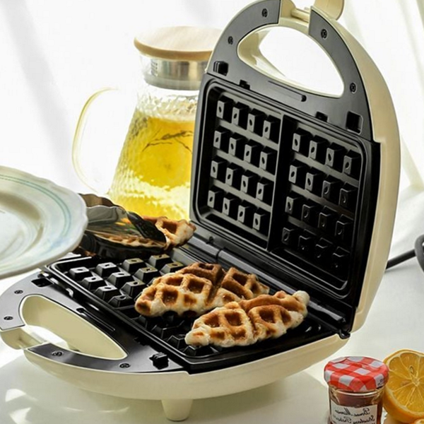 미니 2구 와플 메이커 탈착식 3in1 와플 메이커 샌드위치 붕어빵