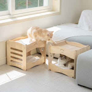 [리뉴얼]프레이즈펫 프리미엄 2층침대 스크래쳐 - 고양이 대형 숨숨집 하... 솔직 후기 | 실제 사용자 리뷰 총정리 - 상품 이미지 2