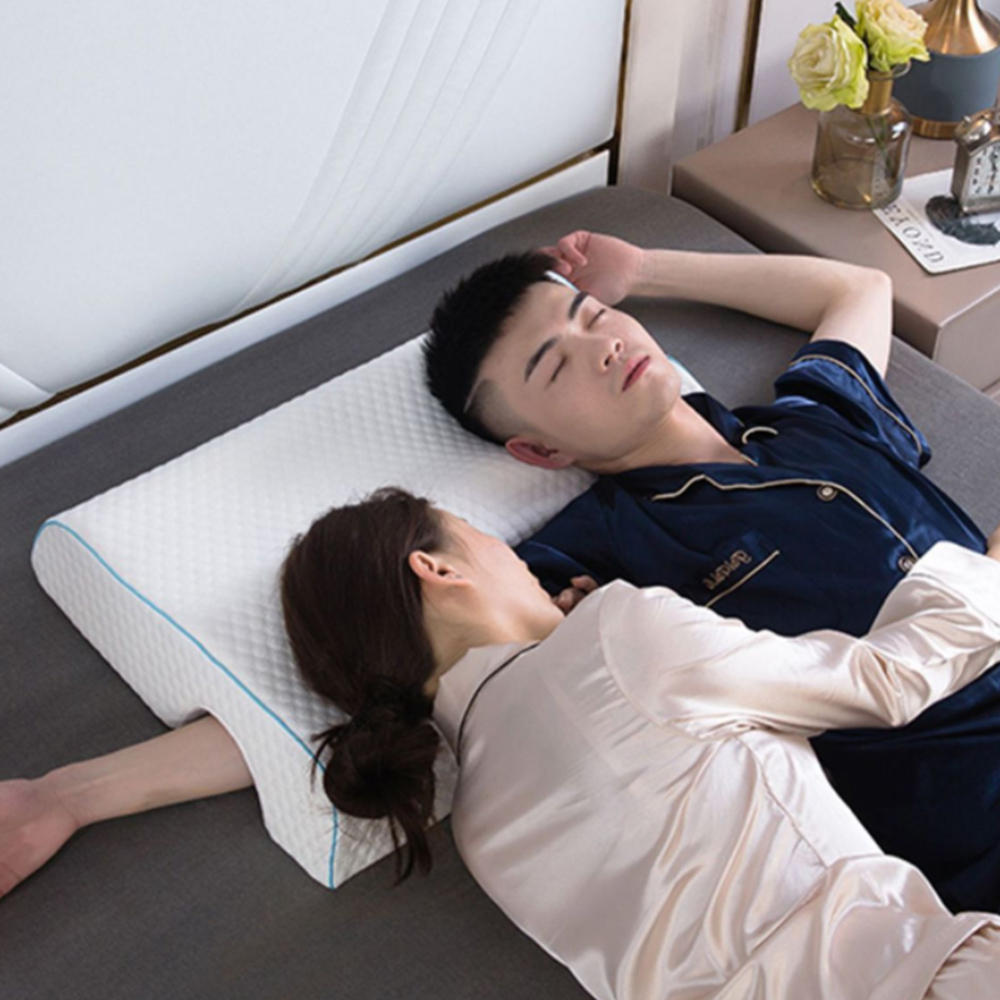 2인용 메모리폼 커플 팔베개 오른팔용 (헥사곤) - 상세 이미지 3