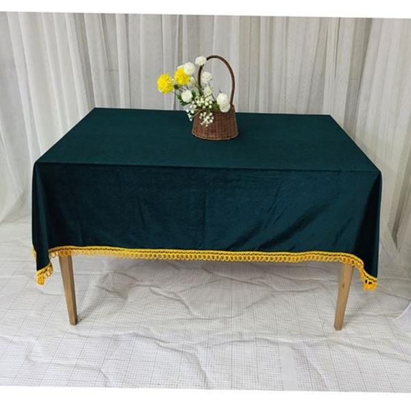 고급 벨벳 테이블보 행사용 융 테이블보 직사각형 식탁보 졸업식