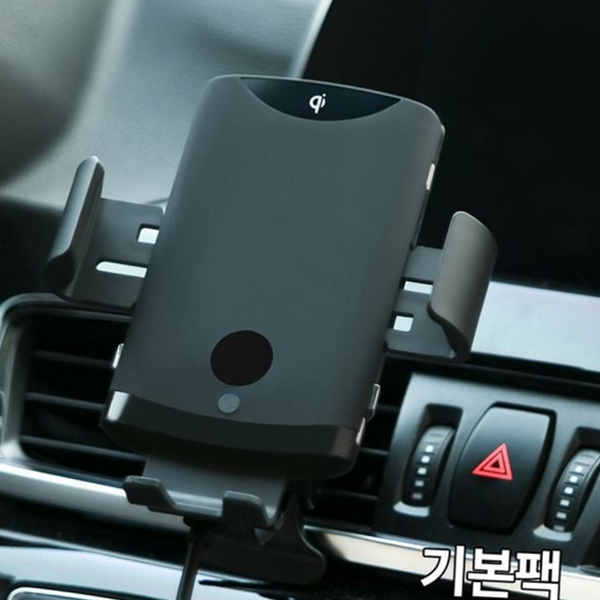 고속 차량용 무선 충전기 스마트폰 차량용 거치대 대시보드 흡착식 - 상품 이미지