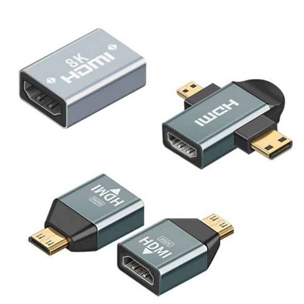 알루미늄 hdmi 연장 젠더 마이크로 hdmi 변환 젠더 커넥터 미니 - 상품 이미지