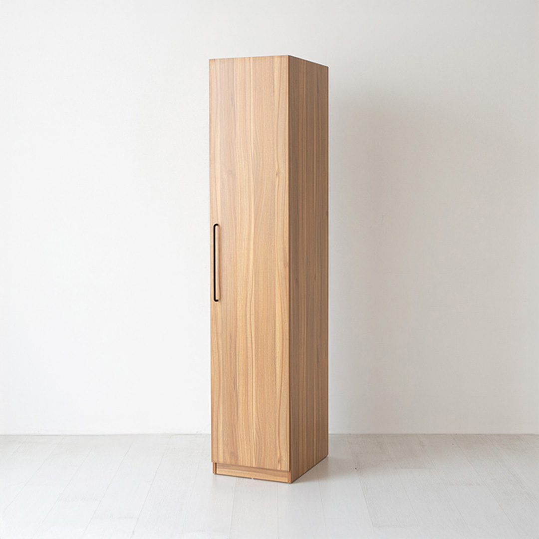 미란스 1문 옷장 WA261R 396x515x1940mm, 1단, 브라운 8225.7314 이미지 8