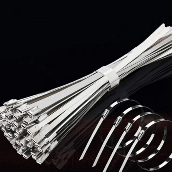 다용도 스텐 케이블 타이 고정 스텐 전선 정리 내구성 야외용 - 메인 이미지