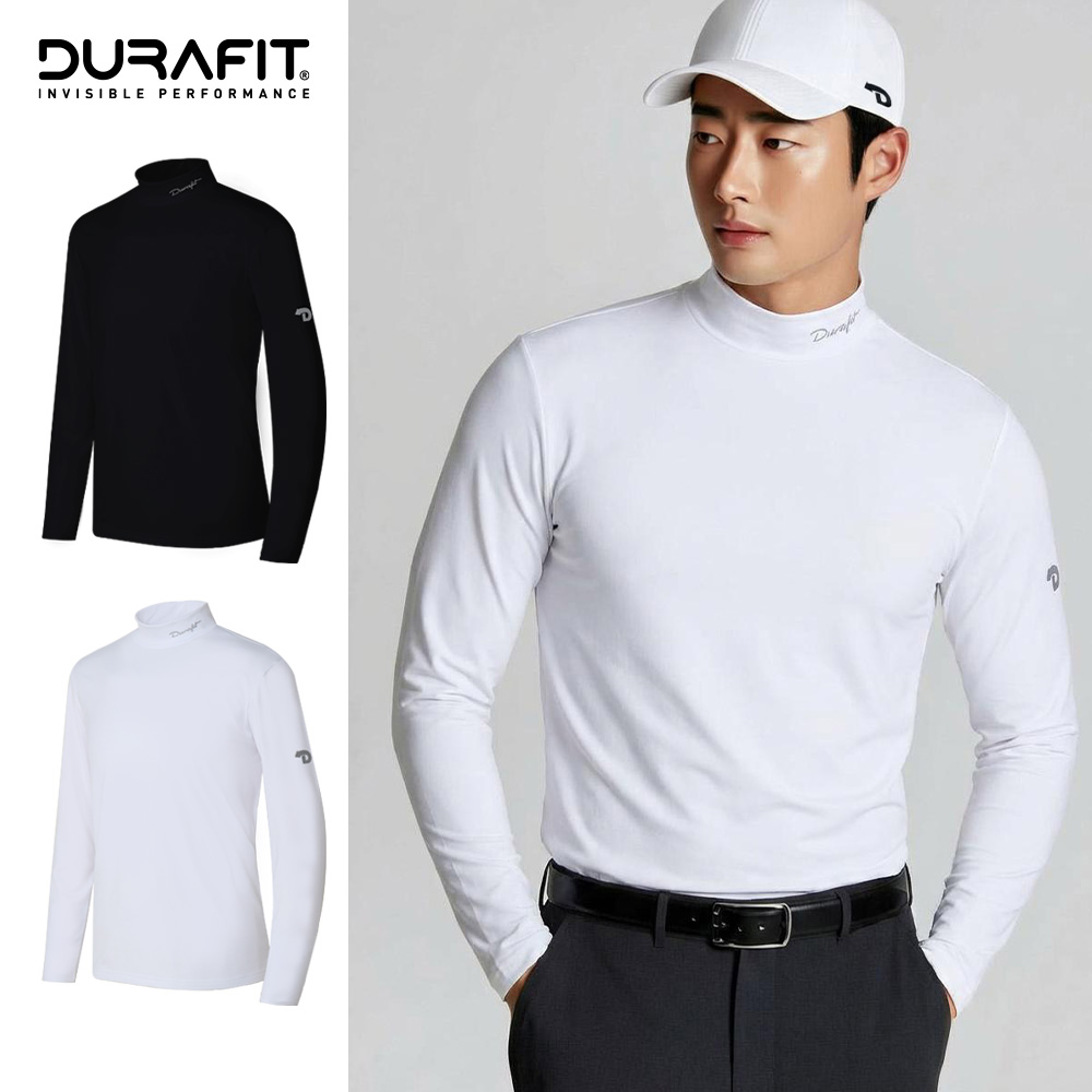 듀라핏 플렉서블 웜업 기모 목넥 남성 골프 스포츠 이너웨어 LT03