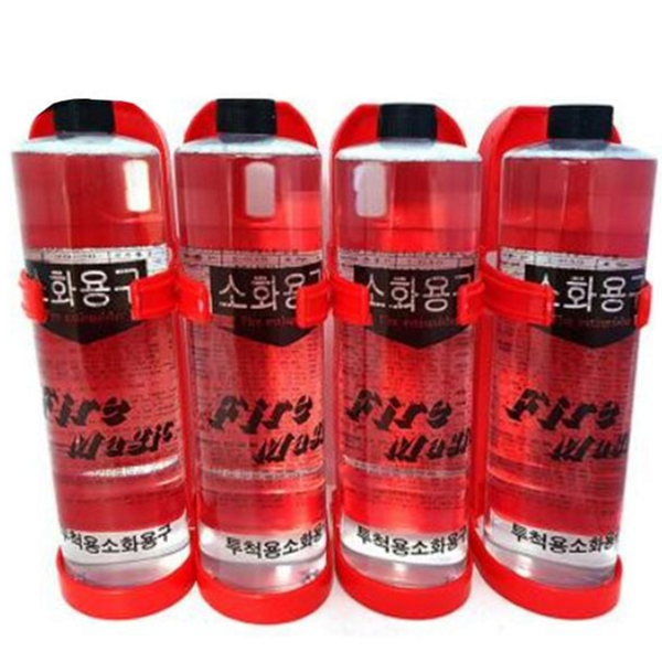 휴대용 투척용 소화기 미니 액체 소화기 던지는 소화탄 4개 세트 - 상품 이미지