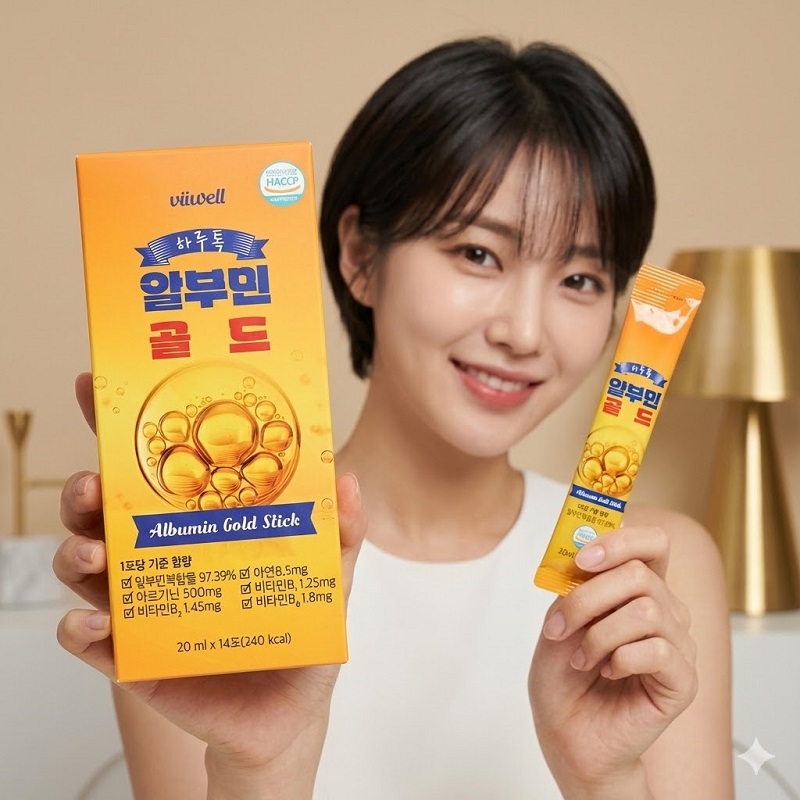 알부민 골드 하루톡 14포 1개 - 상품 이미지