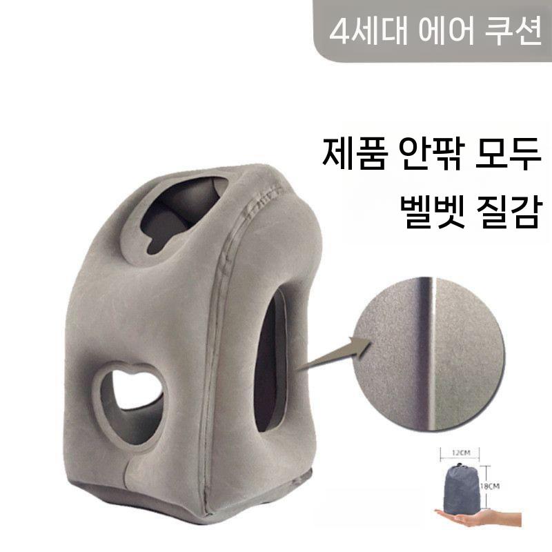 여행 기내용 베개 휴대용 비행기 에어 쿠션 목베게 - 상세 이미지 3