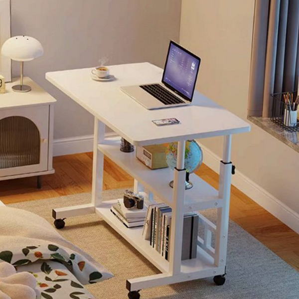 선반형 이동식 사이드 테이블 바퀴형 이동식 책상 노트북 거실