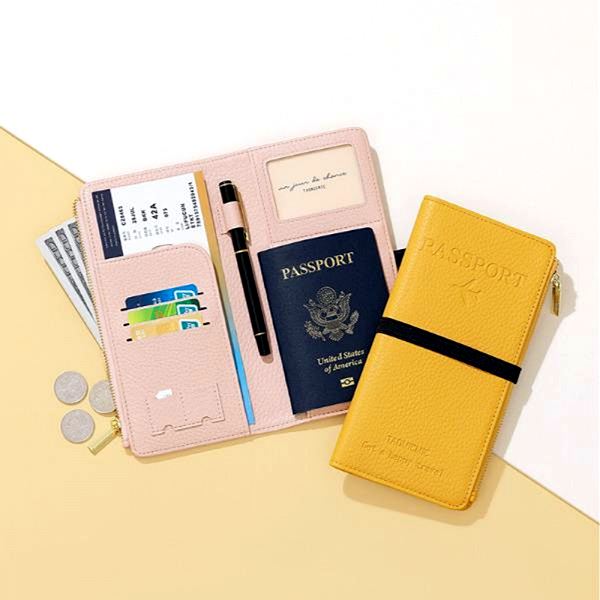 멀티 다용도 여권 passport wallet-1 장지갑 동전지갑 명함지갑 유심보관 여권지 - 상품 이미지