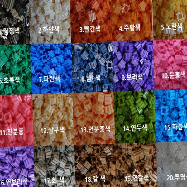 컬러블록 끼움 블록 조립 끼움 블록 학습 교육 - 상품 이미지