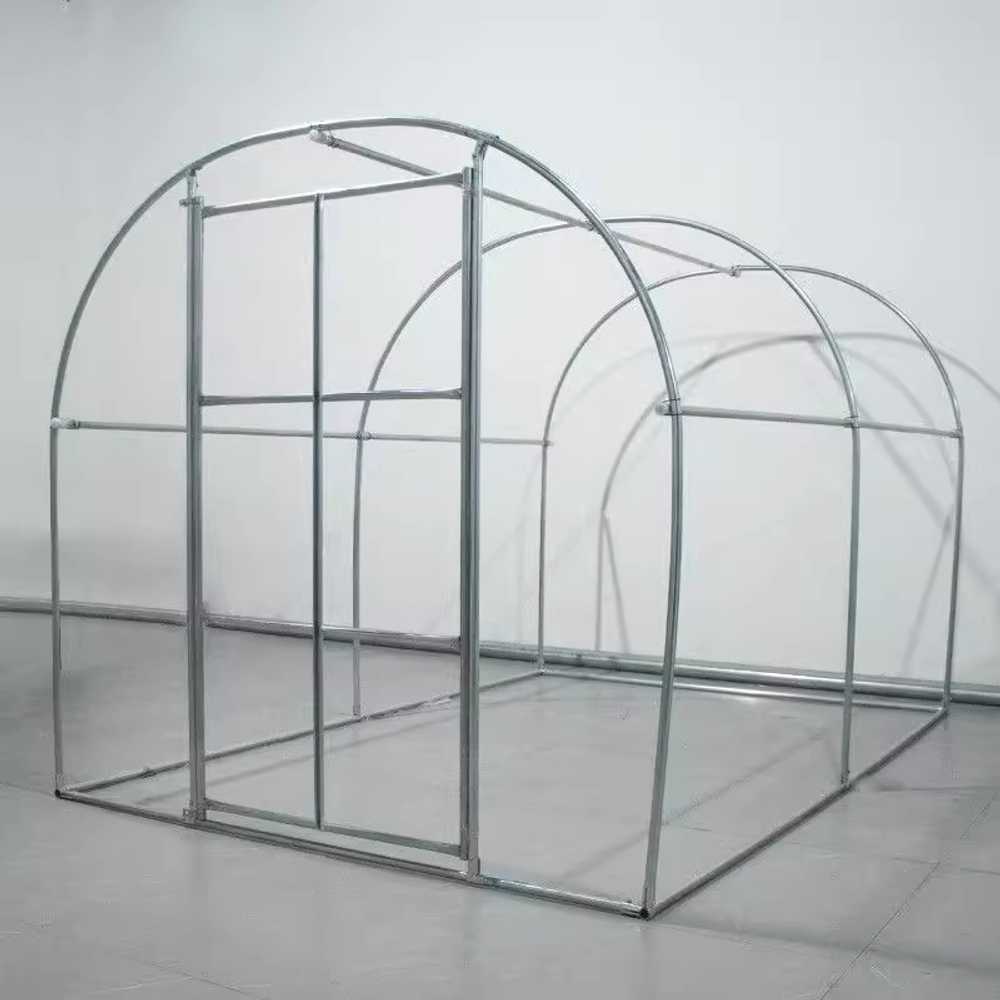 조립식 비닐하우스 대형 활대 농장 텃밭 온실 골조 지지대+덮개 2x2x2m - 상세 이미지 3