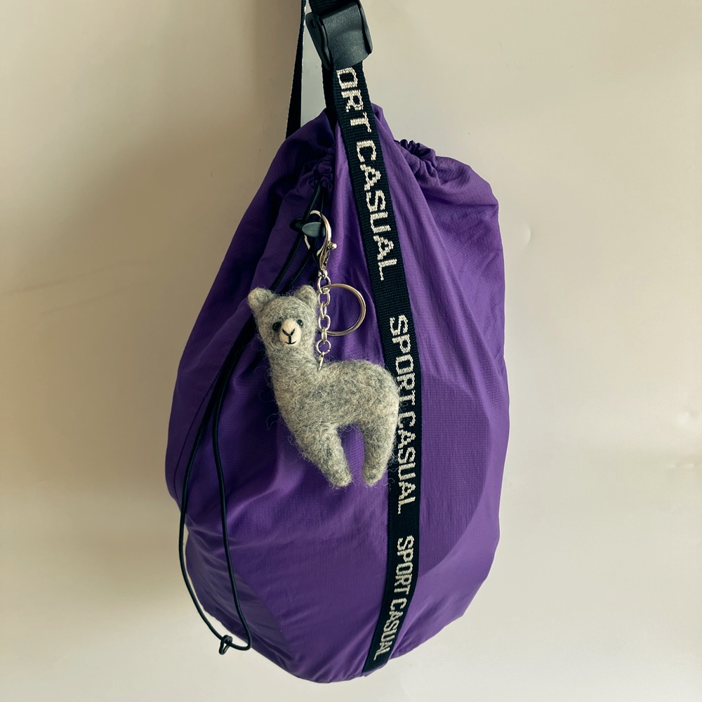 가방 인형 백참 열쇠고리 키링 고양이 강아지 키홀더 알파 - 상세 이미지 2