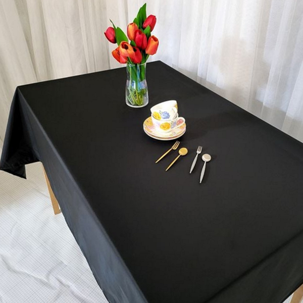 직사각 방수 식탁보 야외용 방수 테이블보 4인용 생활 코팅
