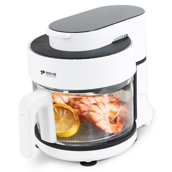 투명 유리 에어프라이어 가정용 글라스 에어프라이어 스마트에어 오븐 다용도 요리