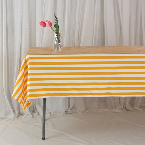 북유럽 방수 식탁보 스트라이프 방수 테이블보 4인용 6인용 주방 피크닉