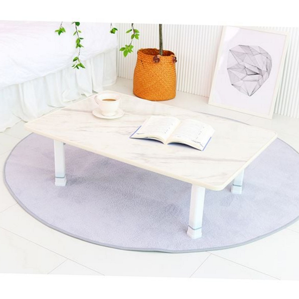 4단 높이 조절 테이블 베란다 간이 테이블 라운딩 소파