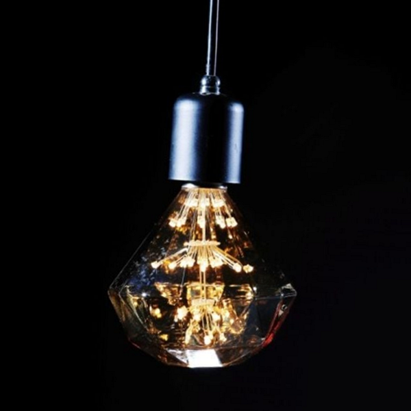 필라멘트 led 에디슨 램프 빈티지 에디슨 눈꽃 램프 주백색 디자인 - 상품 이미지