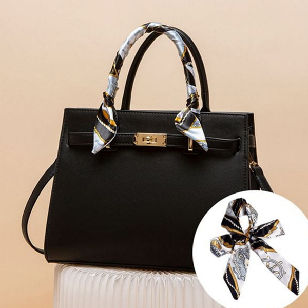 쁘띠 실크 미니 스카프 트윌리 가방 핸들 스카프 헤어 패션