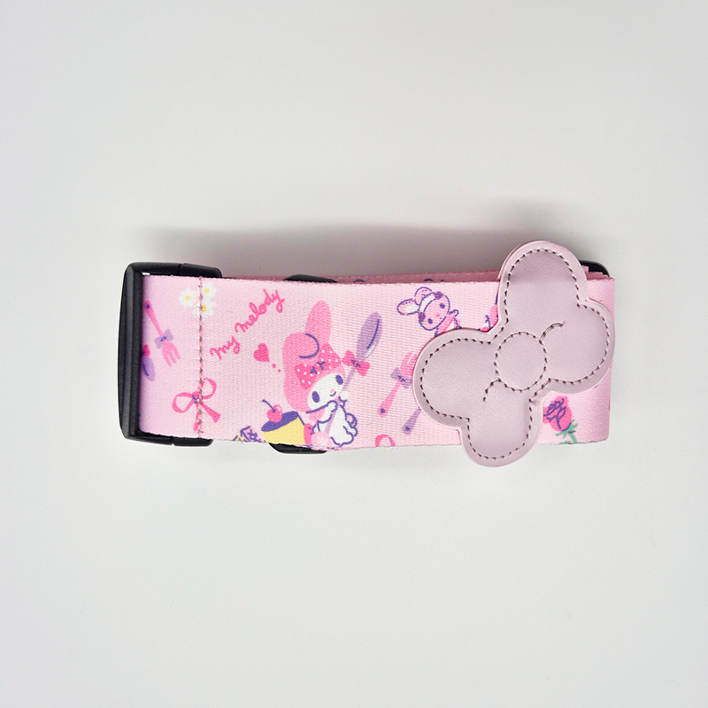 산리오 마이멜로디 캐리어 고정 벨트 여행용 수하물 스트랩 귀여운 디자인