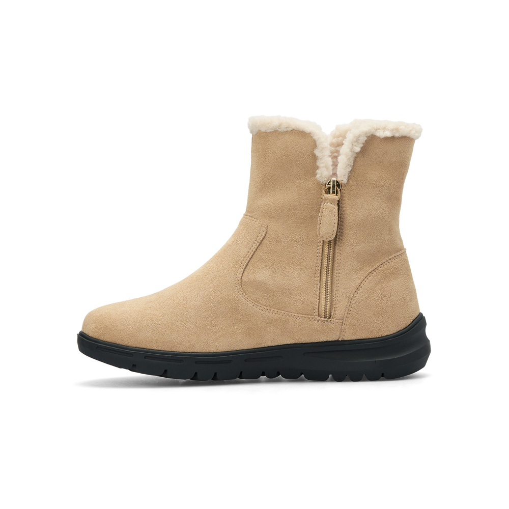 230~255 데이워크 털내피 발편한 아치깔창 여성 앵클 털부츠 도라 DW30078