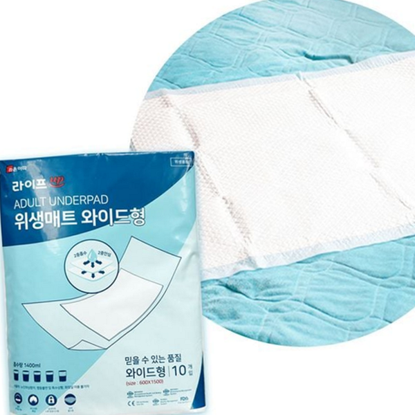 일회용 위생 깔개 매트 방수 와이드 형 위생 매트 대형 - 상품 이미지