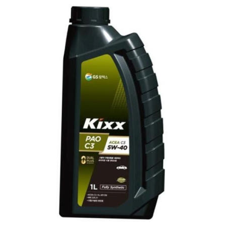 부품 GS칼텍스 합성 엔진오일 Kixx PAO C3 5W-40/1L(승용디젤/가솔린/LPG) 1EA
