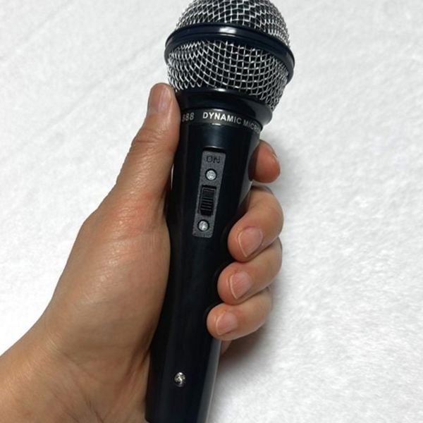 소품용 가짜 마이크 방송용 용 마이크 무대 공연 - 메인 이미지