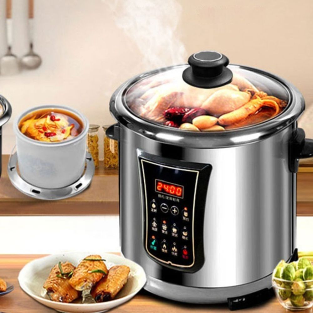 죽메이커 이유식제조기 대용량 영양식 뷔페 두 A. 25인용 7L 표준 모델찌개 냄비 미포함 - 상품 이미지
