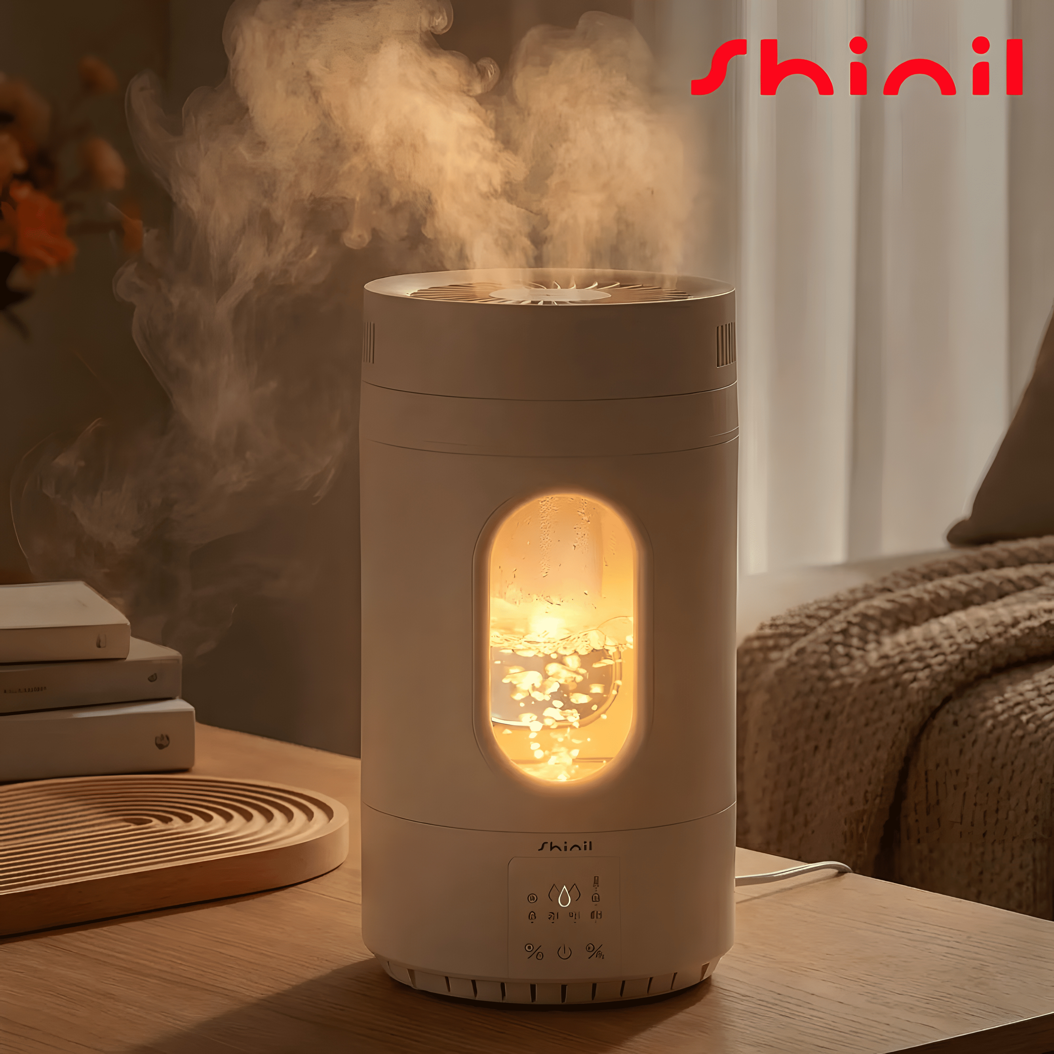 신일 26년형 가열식 가습기 대용량 물멍 스팀 상부급수 신생아 아기 가습기