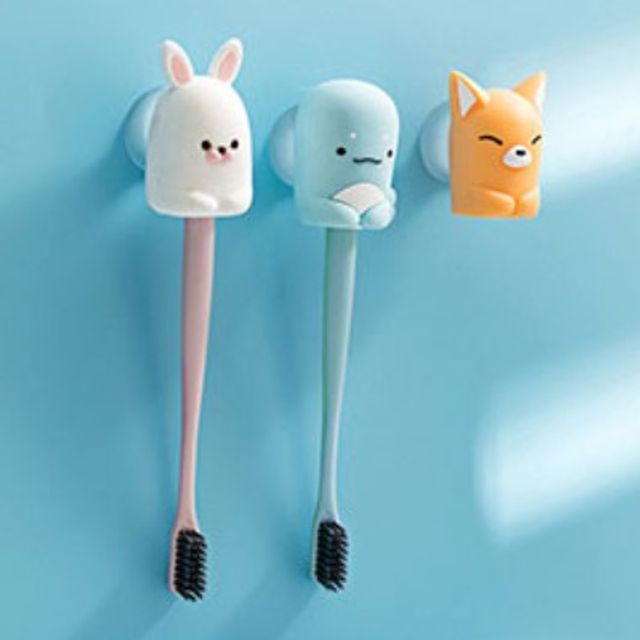 미킵 애니멀 캐릭터 거꾸로 칫솔꽂이 홀더 - 상품 이미지