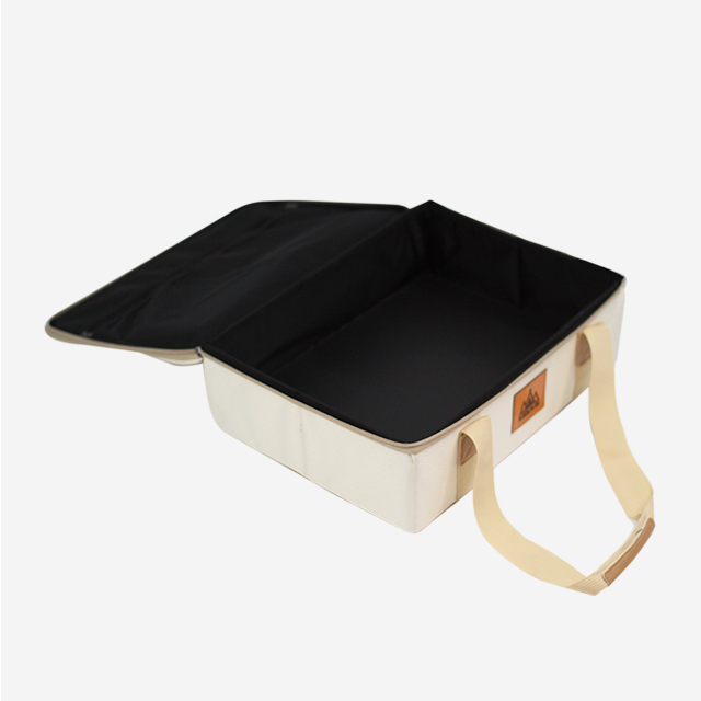 KOOLMAN 쿨맨 캠핑 IGT 플랫 버너 하드케이스 수납 가방 아이보리