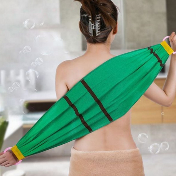 바디 손잡이 등 때밀이 타올 롱 와이드 때밀이 스크럽 목욕 - 상품 이미지