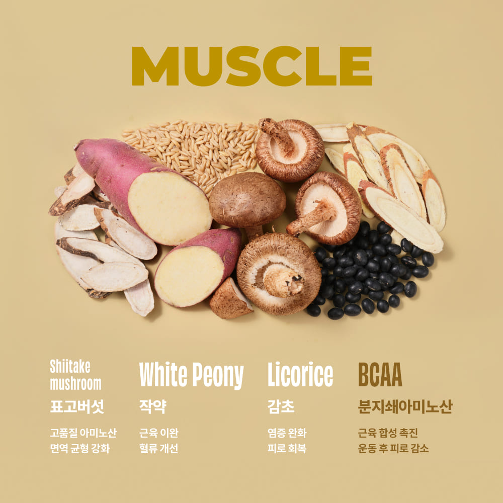 트러스티푸드 동결건조 저알러지 한방캡슐 머슬 강아지 슬개골 관절 근육 영양제 32개 이미지 4