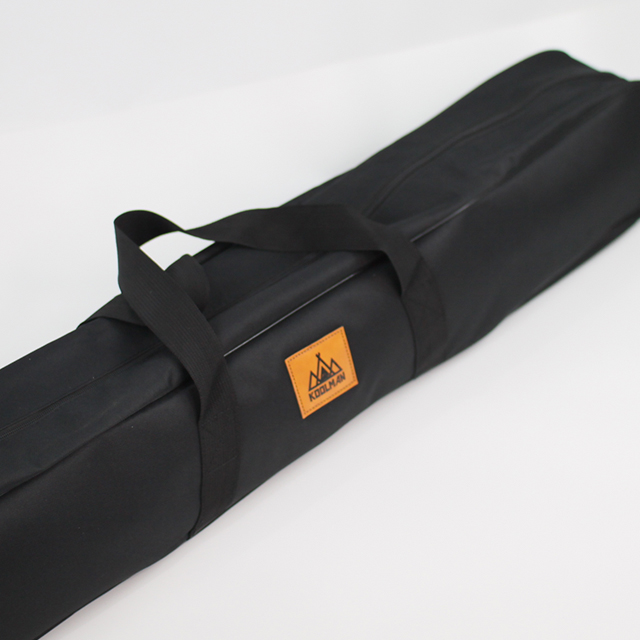 KOOLMAN 쿨맨 캠핑 폴대 가방 컴팩트 수납 정리 98cm 골든브라운