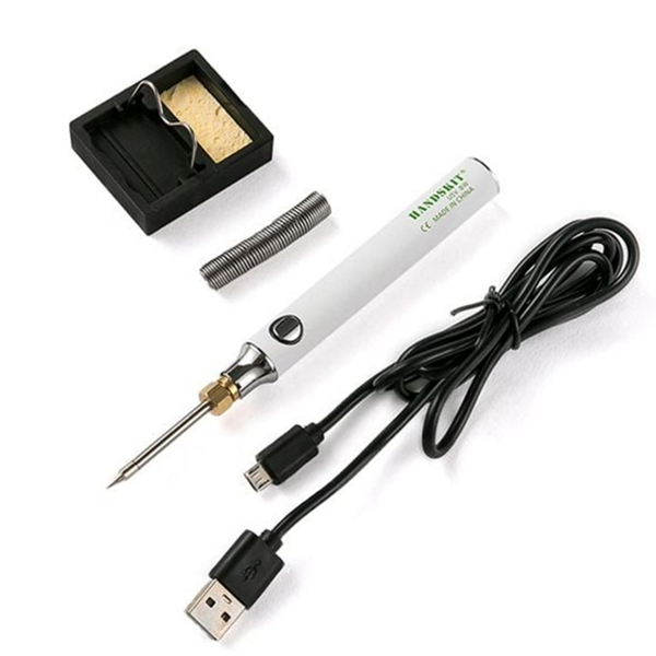 모바일 usb 인두기 펜타입 휴대용 용인 인두기 충전 납땜 온도조절 - 메인 이미지