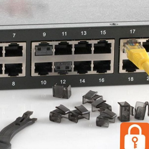 보안형 rj45 잠금 장치 물리적 rj45 포트 잠금 데이터 유출 - 메인 이미지