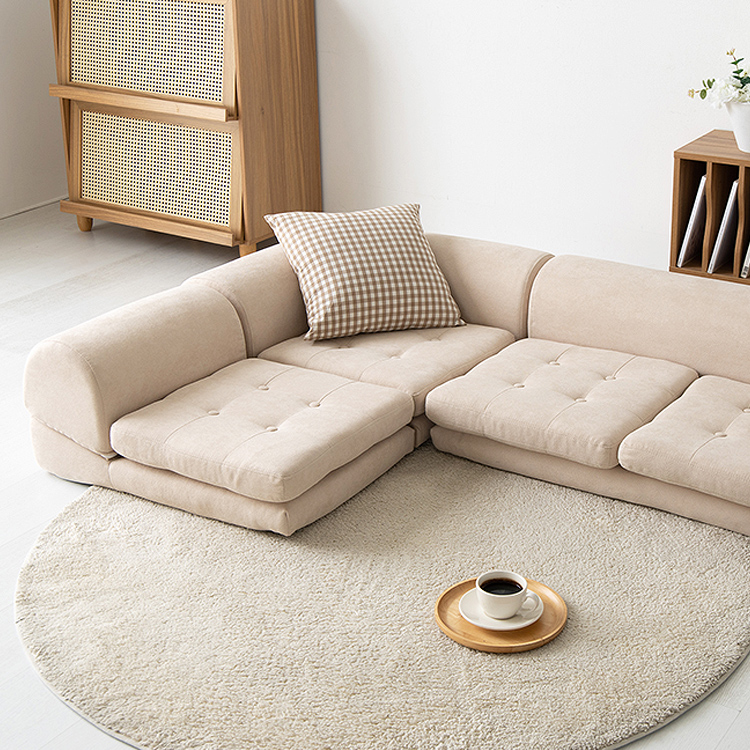 앰보 멀티 좌식소파 4인 1767 베이지 1897.1248