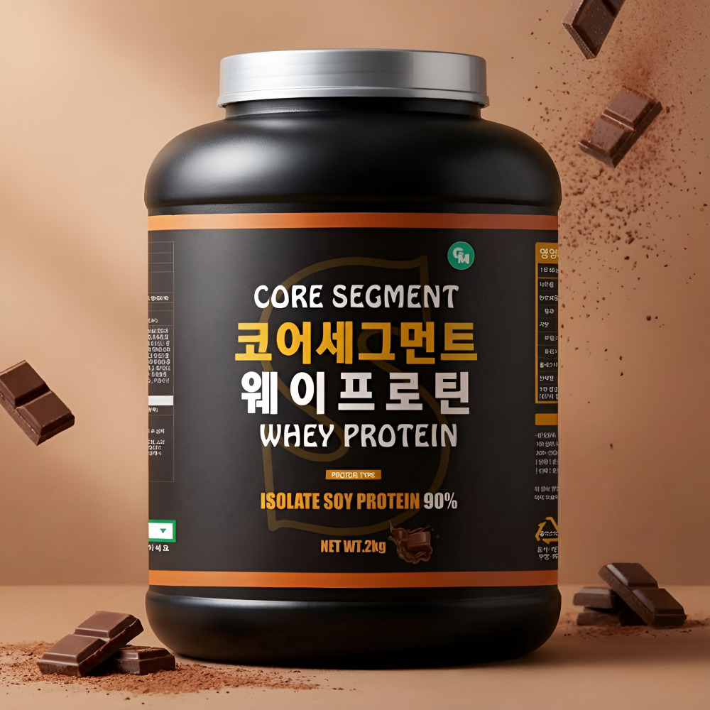 코어세그먼트 웨이프로틴 식물성단백질 프로틴 쉐이크 단백질 헬스 보충제 초코맛 - 메인 이미지