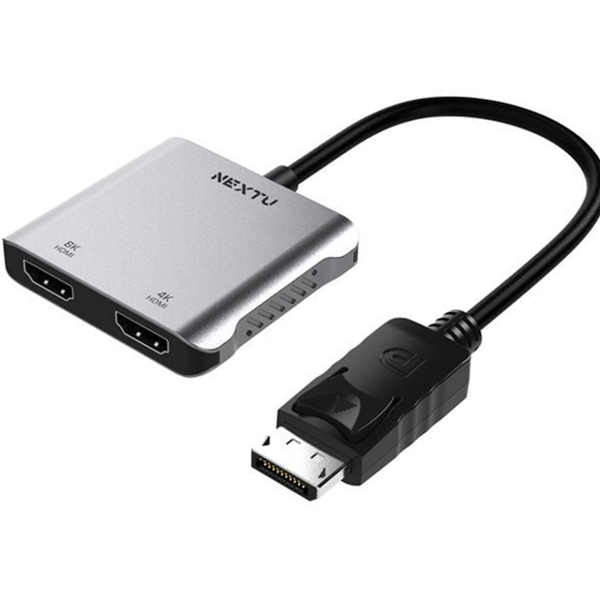 고해상도 dp hdmi 컨버터 디스플레이 듀얼 hdmi 어댑터 노트북 회의실 - 상품 이미지