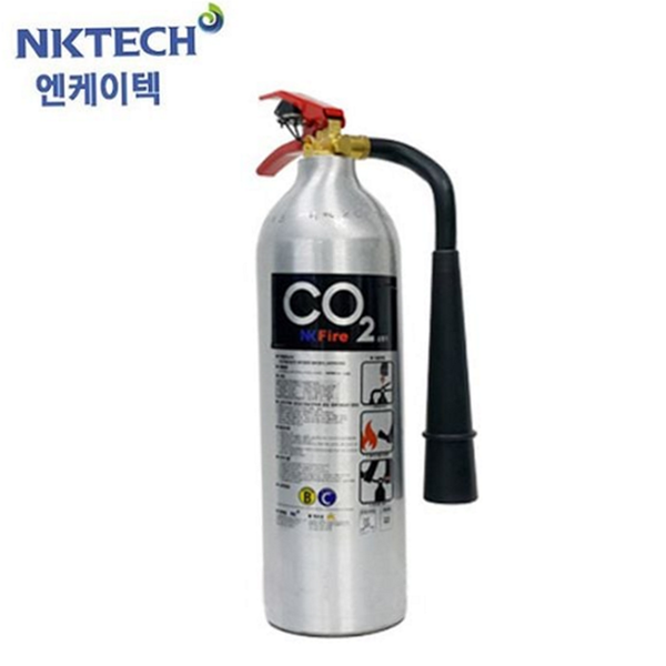경량 co2 소화기 휴대용 이산화 탄소 소화기 2.3kg 알루미늄 가정용 - 상품 이미지