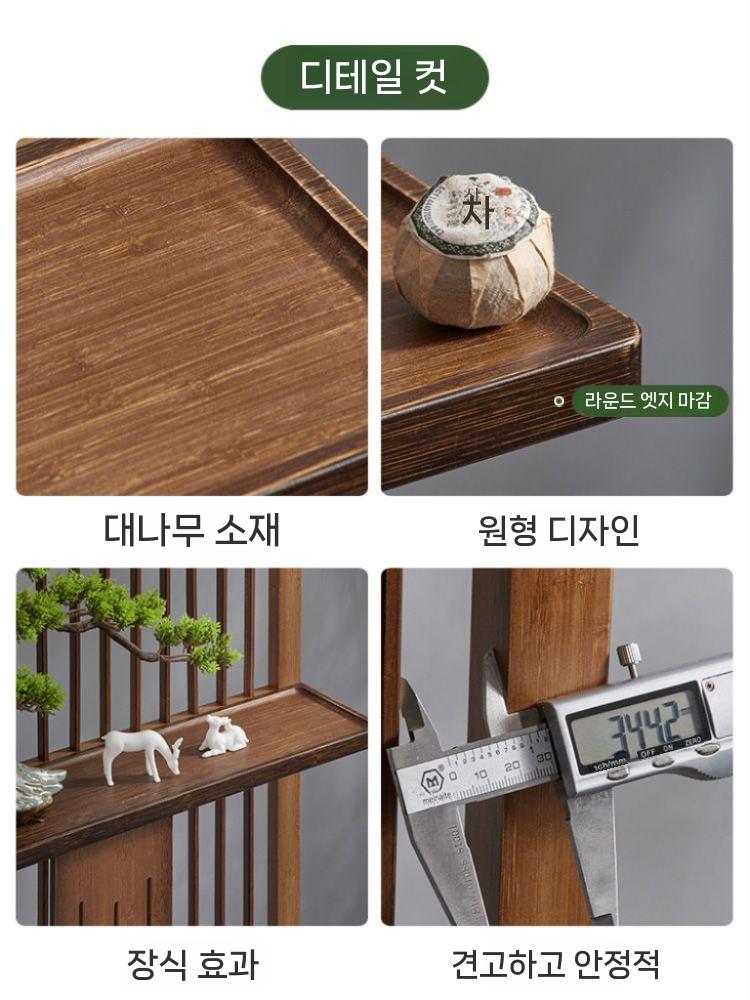 나무 파티션 거실 칸막이 원목 현관 가벽 인테리어 식당 카페 - 상세 이미지 5